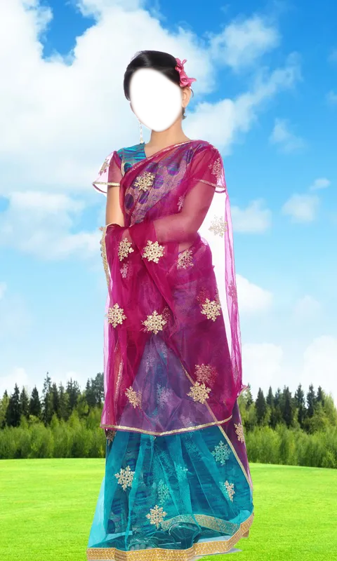 Kids Saree Photo Maker | Indus Appstore | Screenshot