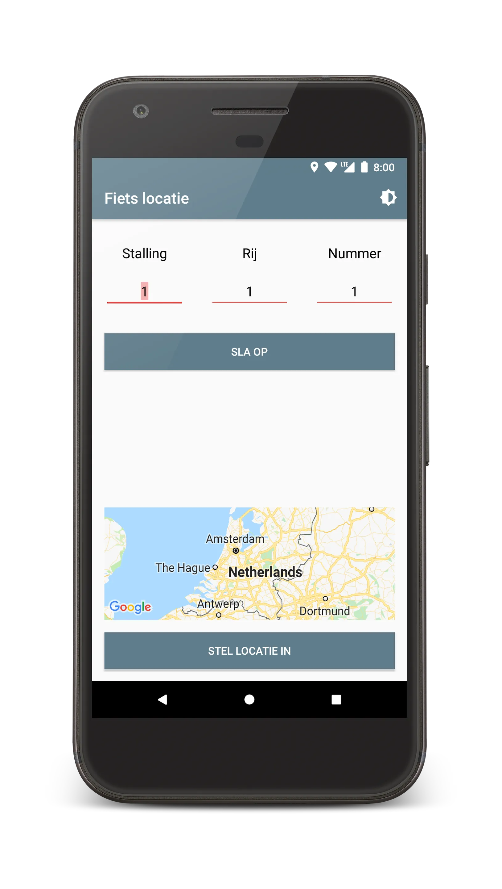 Fiets locatie | Indus Appstore | Screenshot