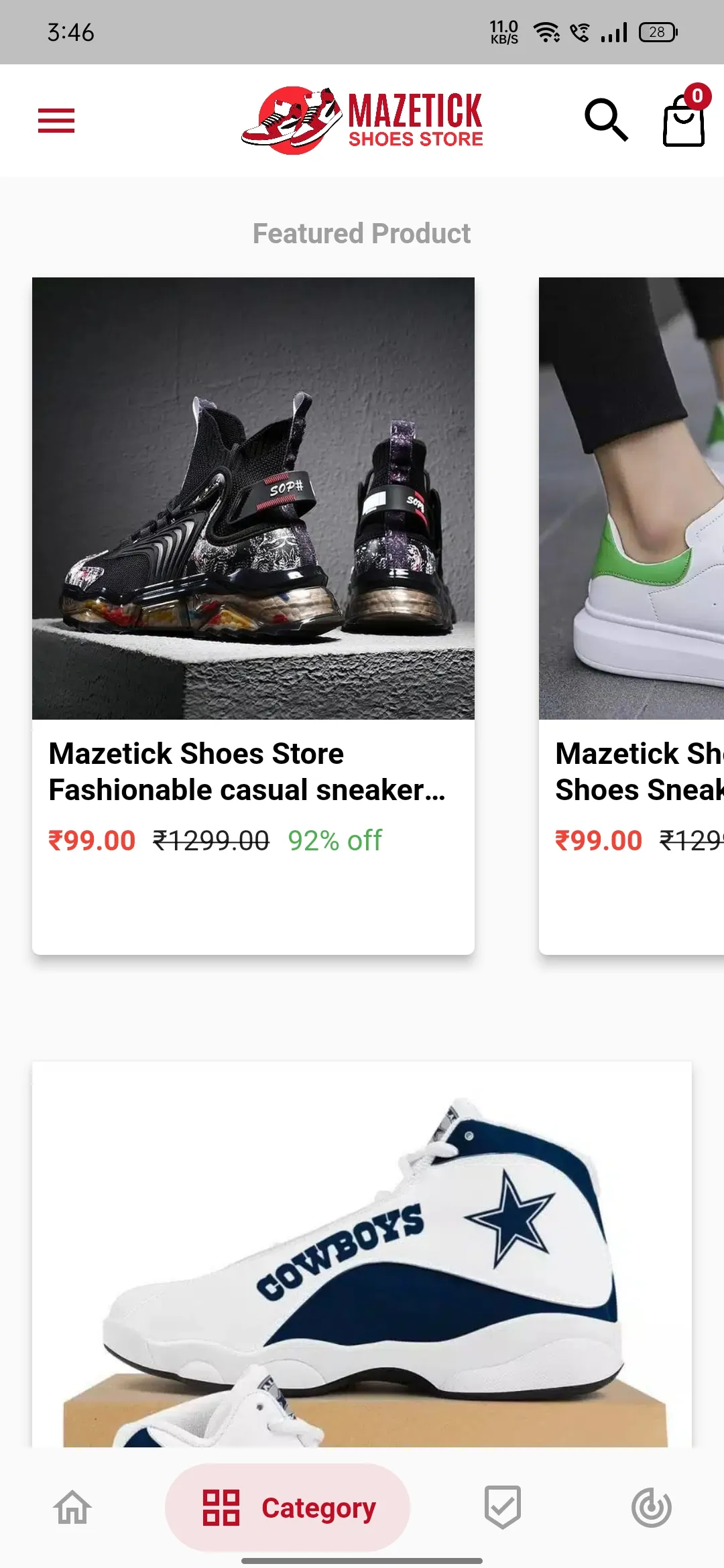 Mazetick Shoes Store | Indus Appstore | Screenshot