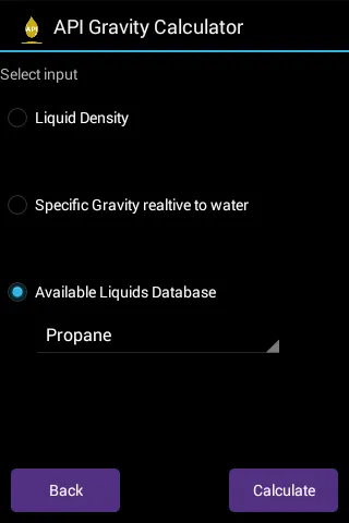 API Gravity Calculator Lite | Indus Appstore | Screenshot