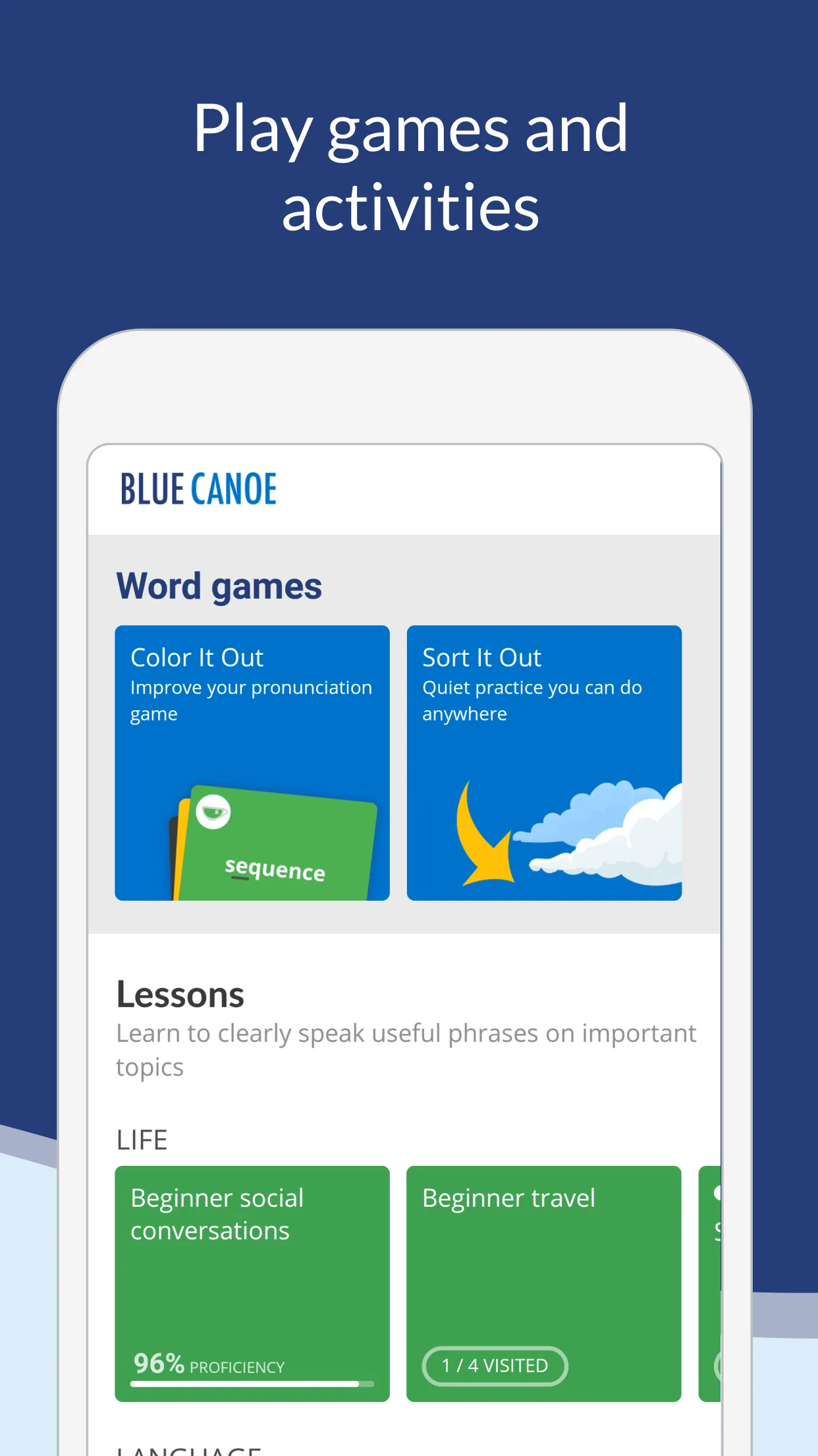 Blue Canoe: Speak Eng Clearly | Indus Appstore | Screenshot