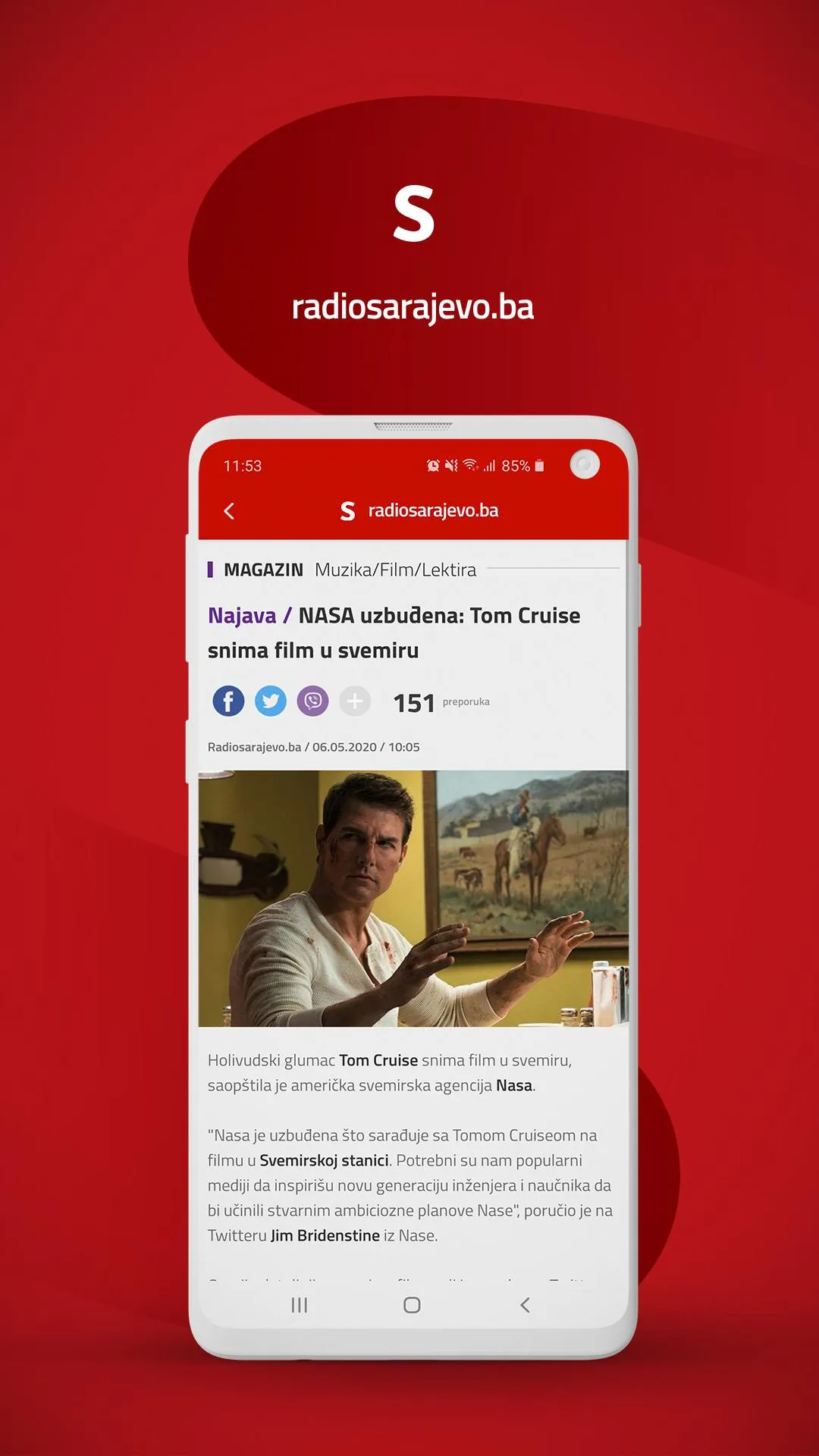 Radio Sarajevo | Indus Appstore | Screenshot