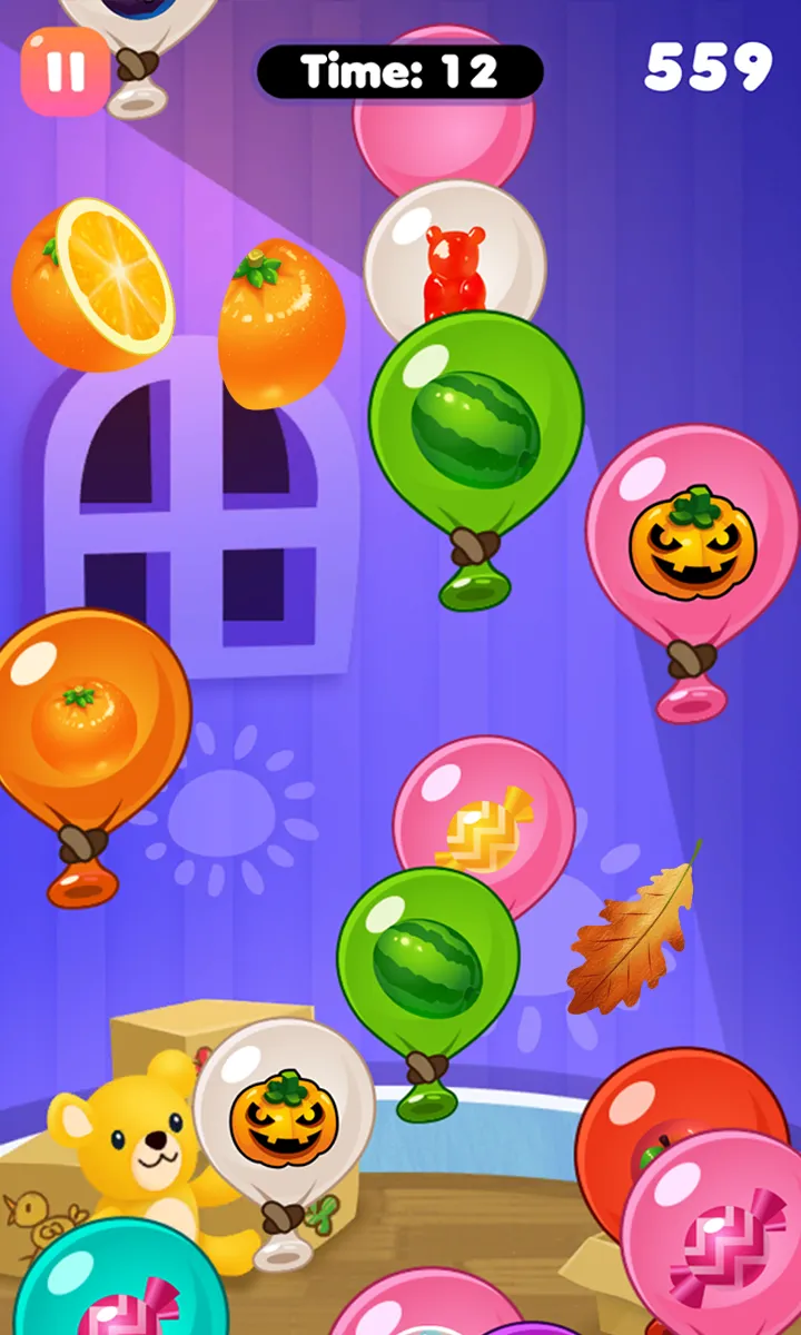 Balloon Pop Fruit Smash | Indus Appstore | Screenshot