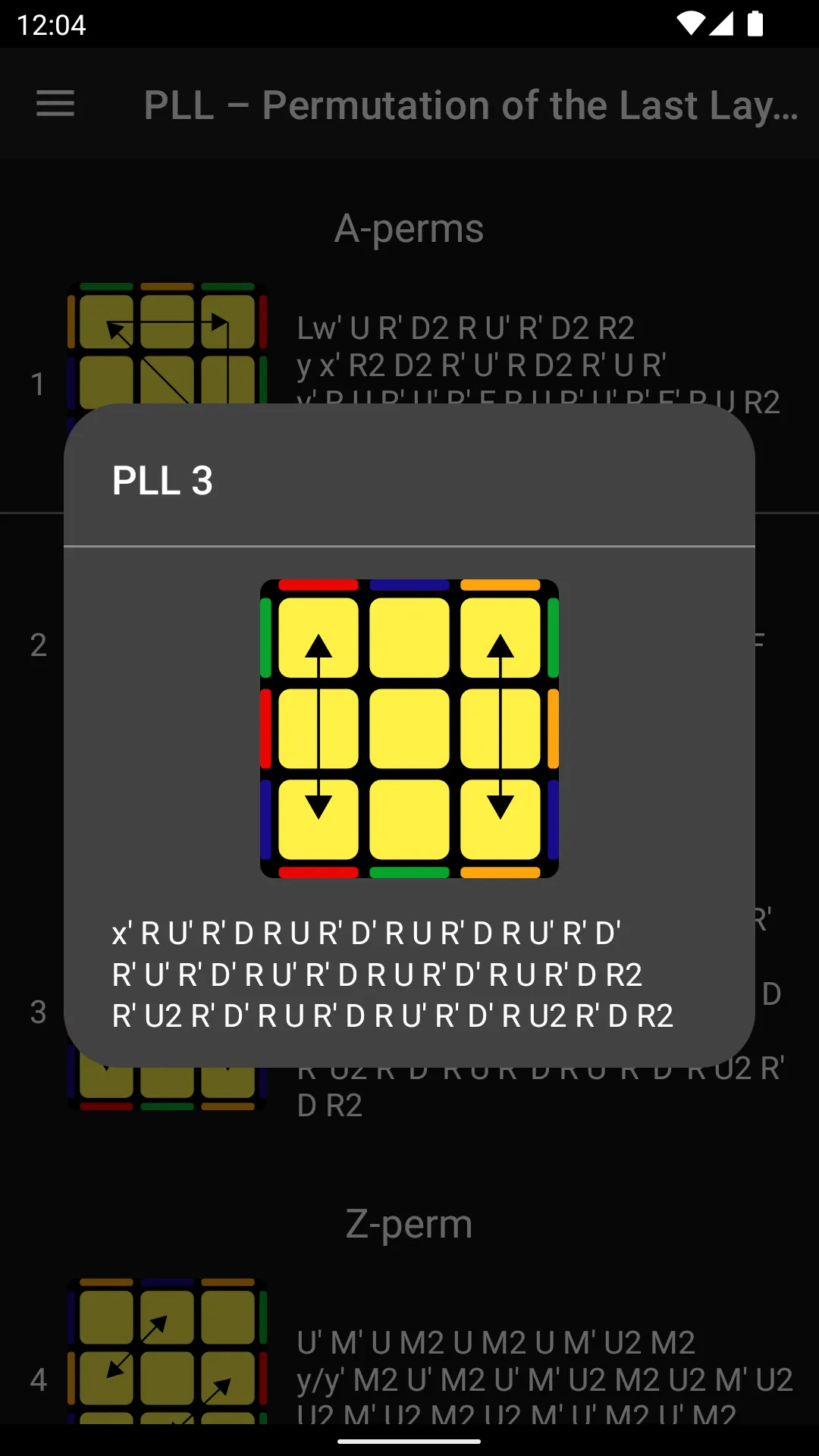 Cube Guide - Rubik's Cube algs | Indus Appstore | Screenshot