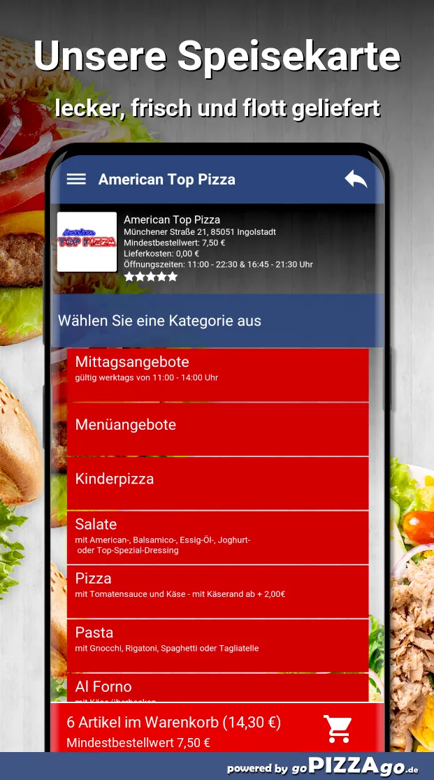 American Top Pizza Ingolstadt | Indus Appstore | Screenshot