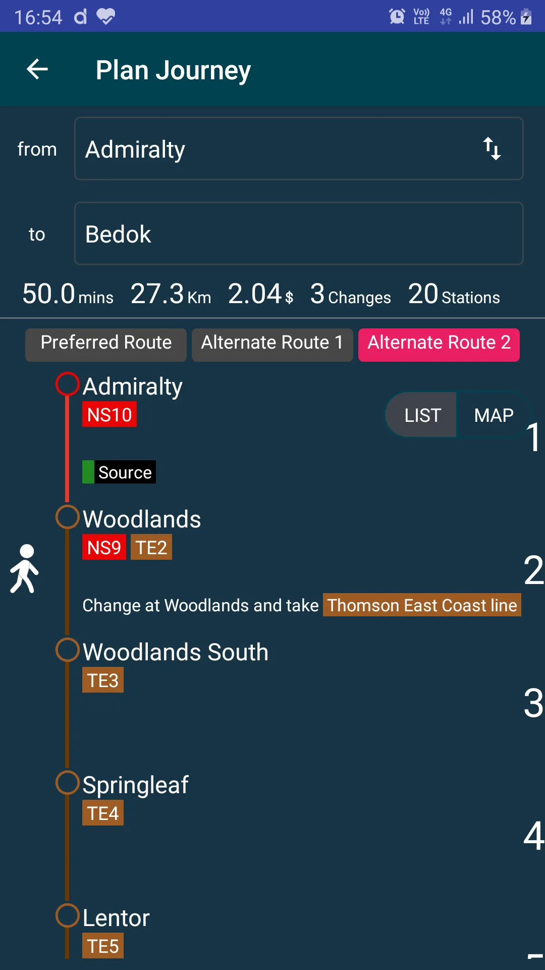 Singapore Metro - MRT & LRT | Indus Appstore | Screenshot