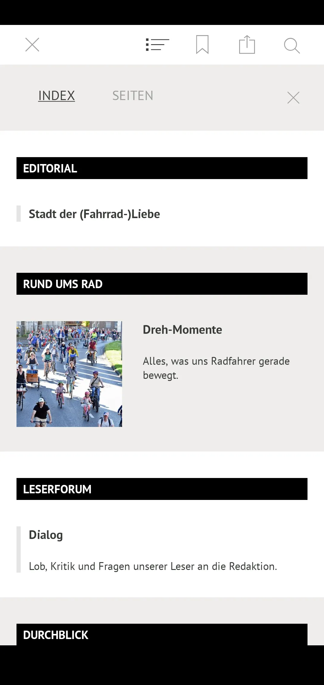 Radfahren - Das Magazin | Indus Appstore | Screenshot