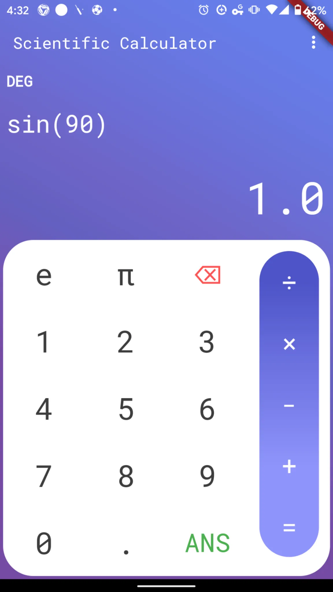 Simple Scientific Calculator | Indus Appstore | Screenshot