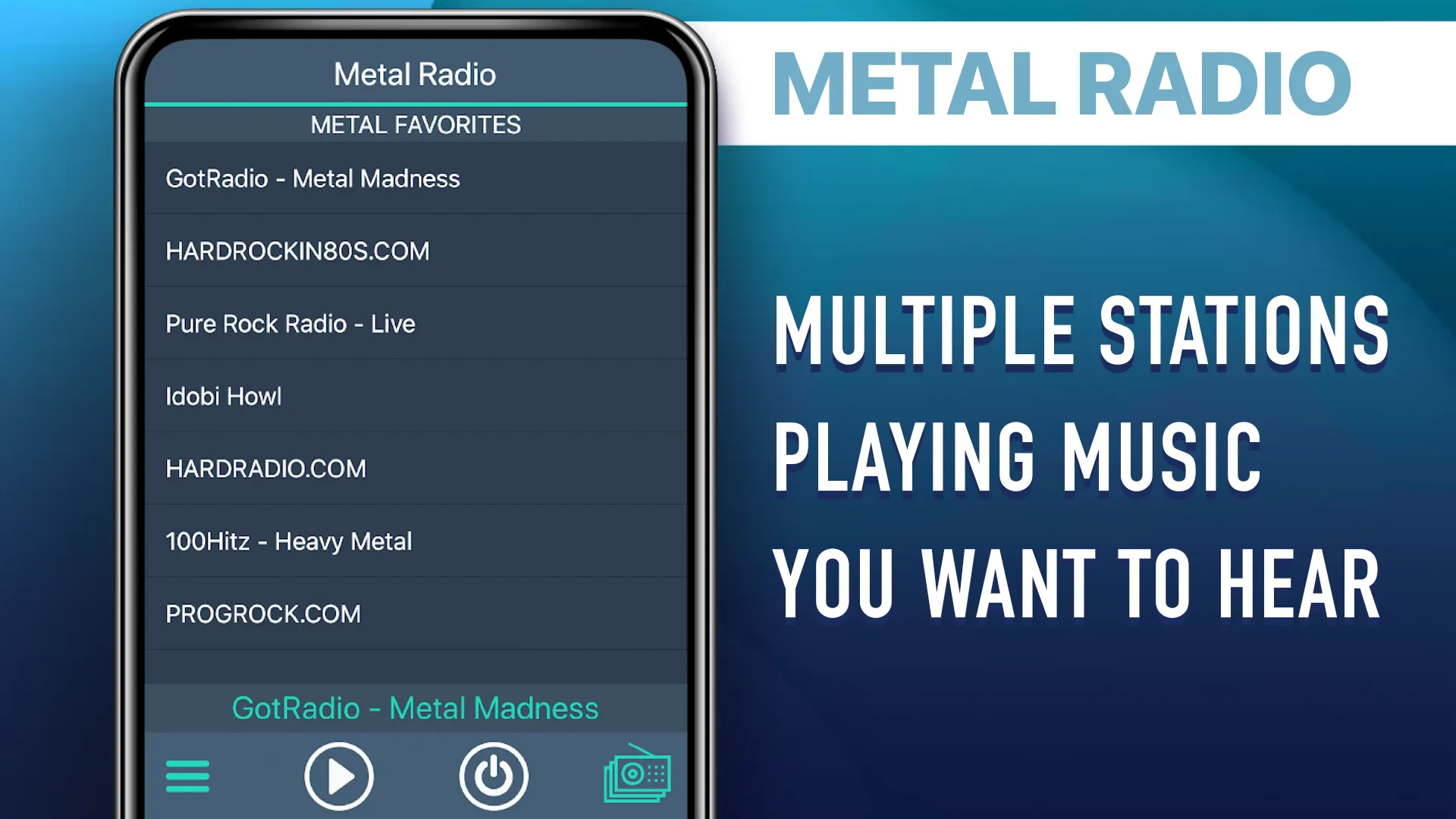 Metal Radio Favorites | Indus Appstore | Screenshot