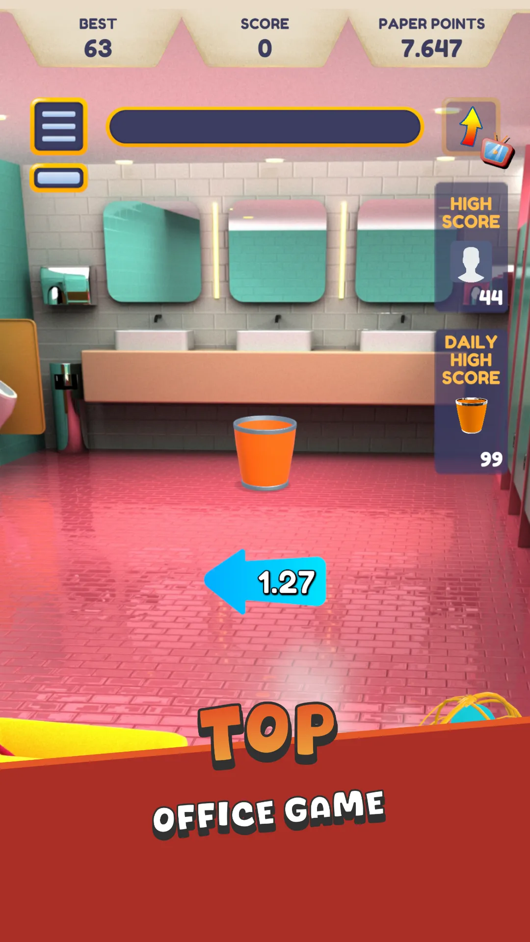 Paper Toss | Indus Appstore | Screenshot