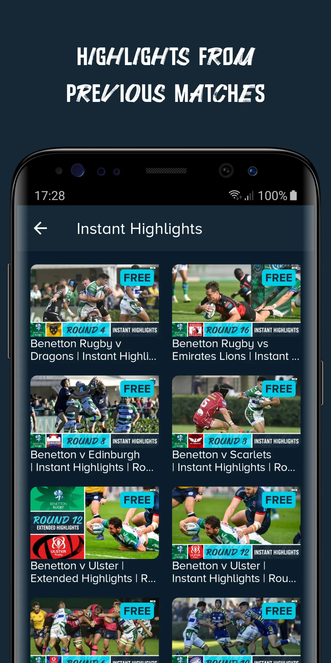 URC TV: Watch Live URC Rugby | Indus Appstore | Screenshot