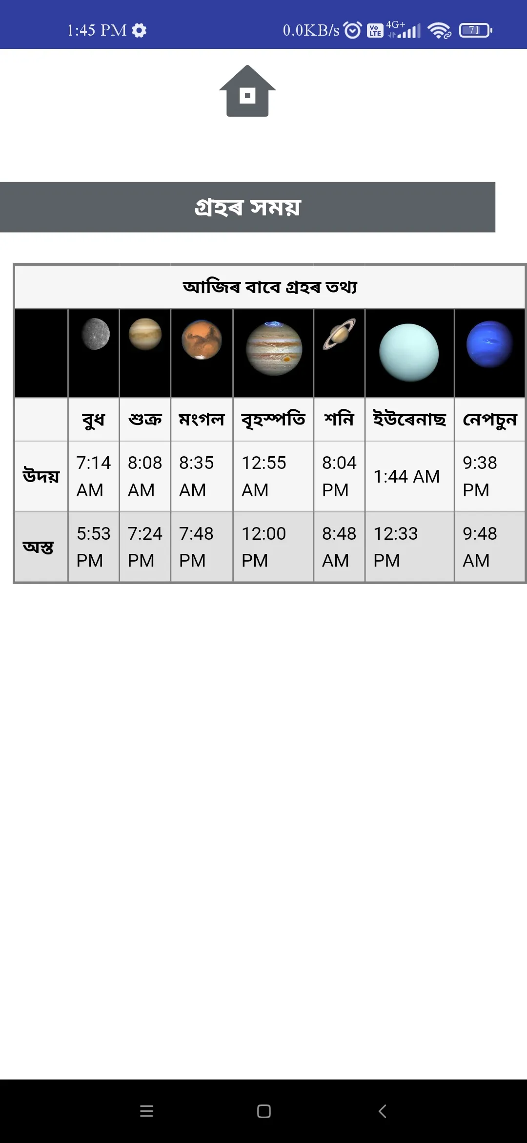 Assamese Panjika | Indus Appstore | Screenshot