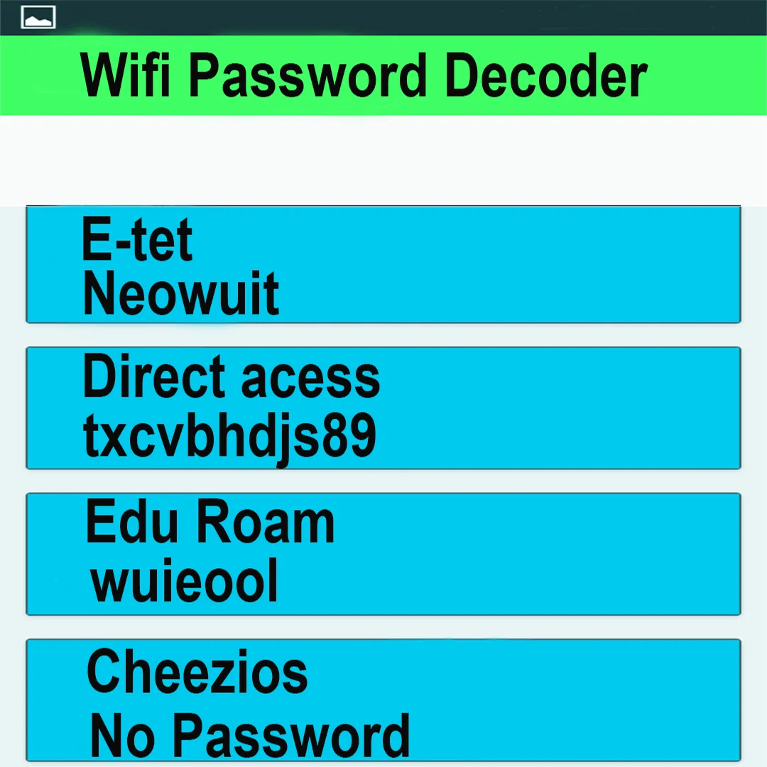 Wifi Password Decoder | Indus Appstore | Screenshot