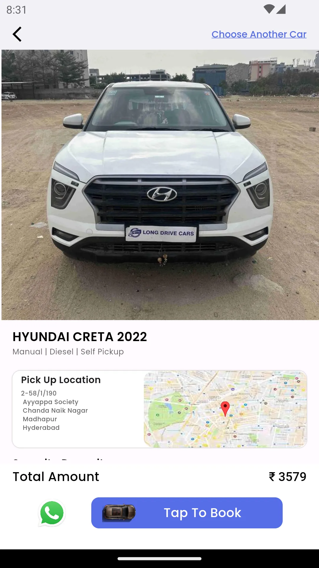 Long Drive Cars - Car Rental | Indus Appstore | Screenshot