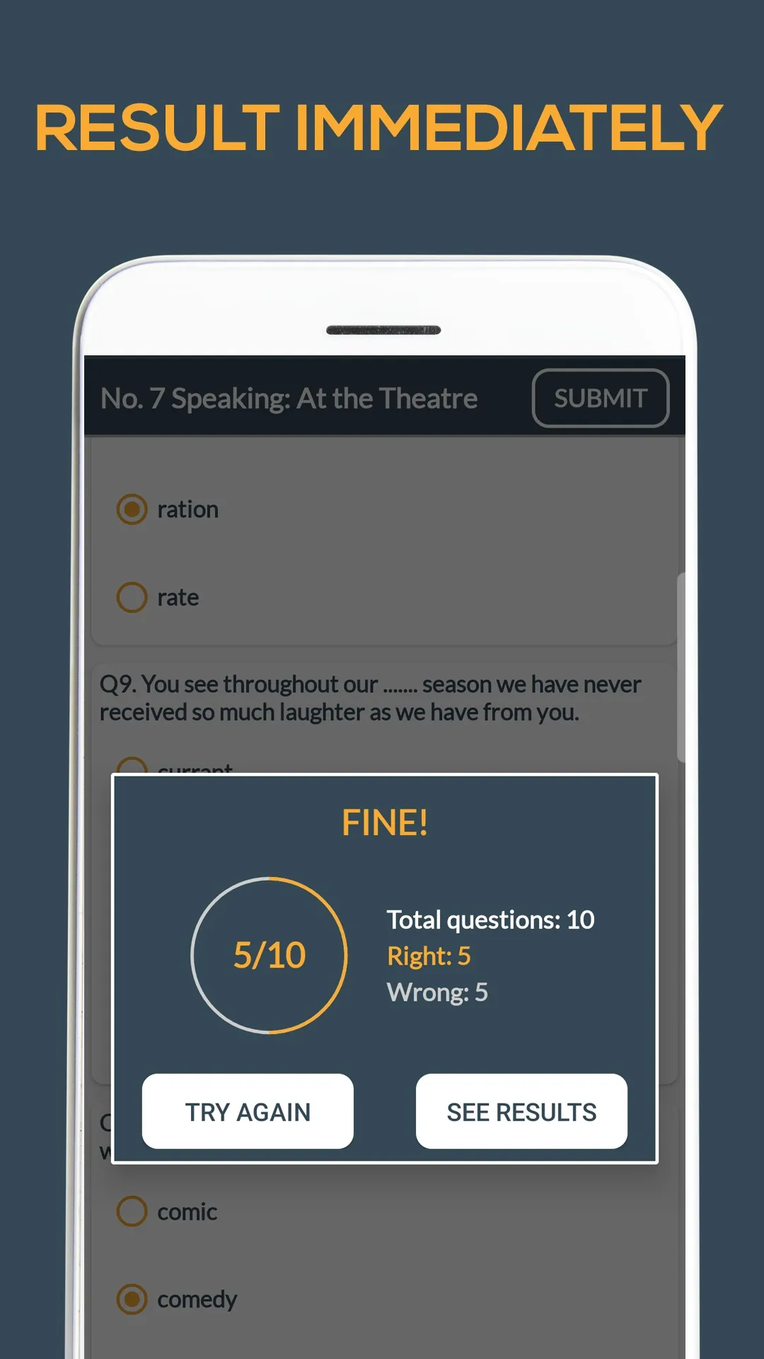 TOEIC Grammar Test | Indus Appstore | Screenshot