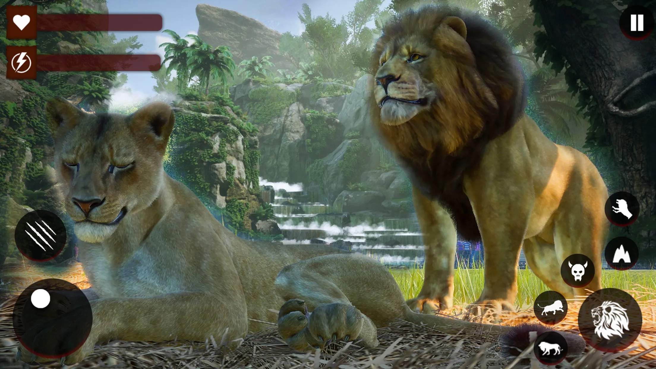 Wild Lion family simulator | Indus Appstore | Screenshot