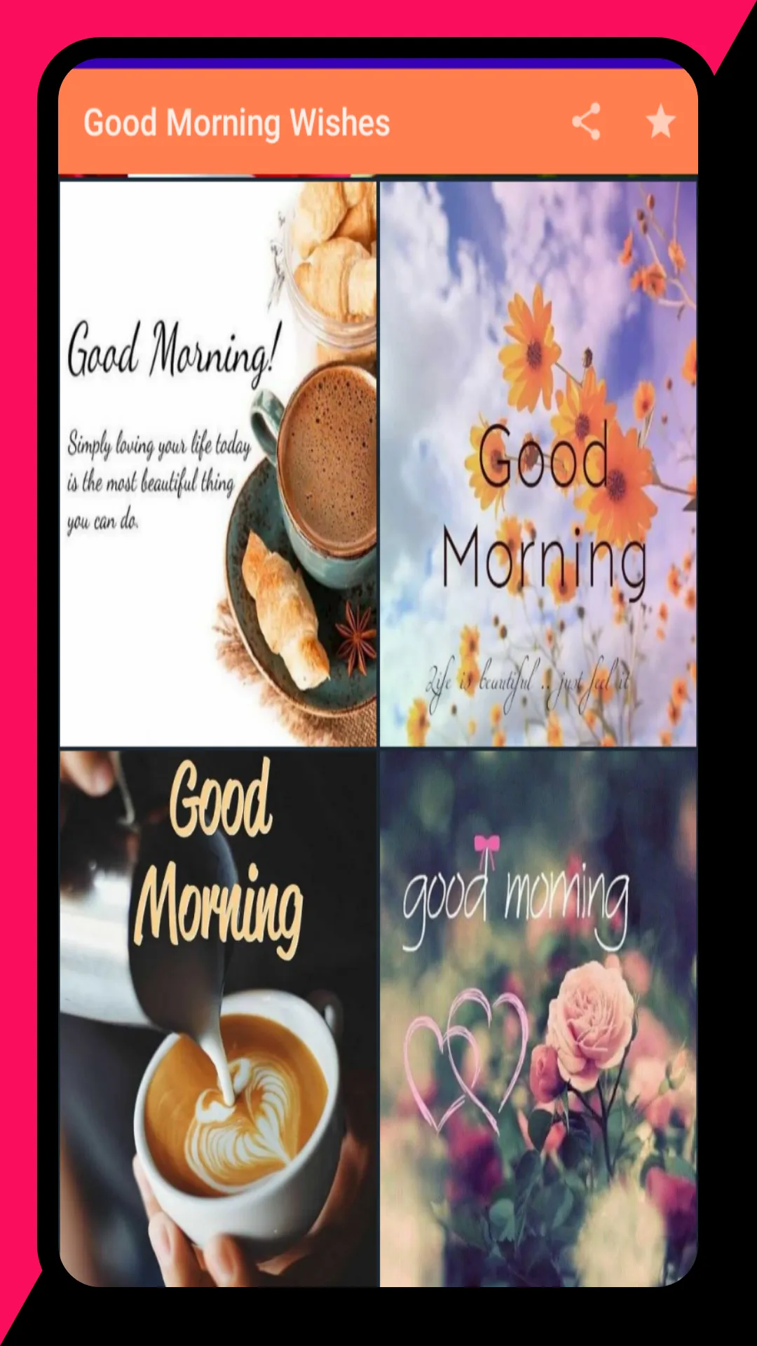 Beautiful Good Morning Wishes | Indus Appstore | Screenshot