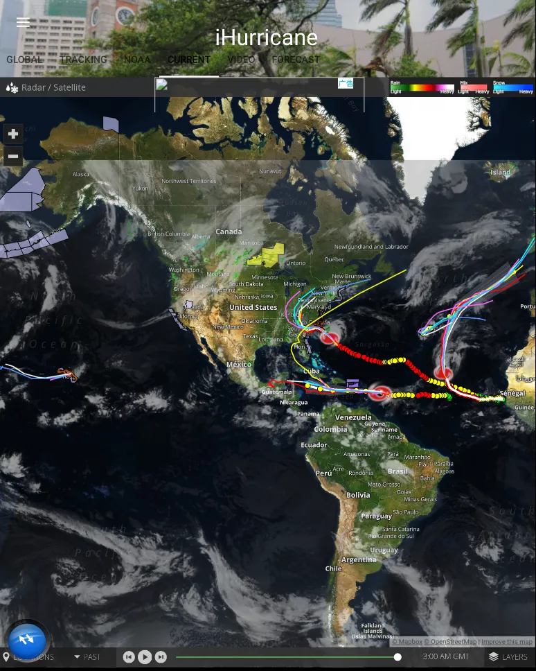 Hurricane & Typhoon Track | Indus Appstore | Screenshot