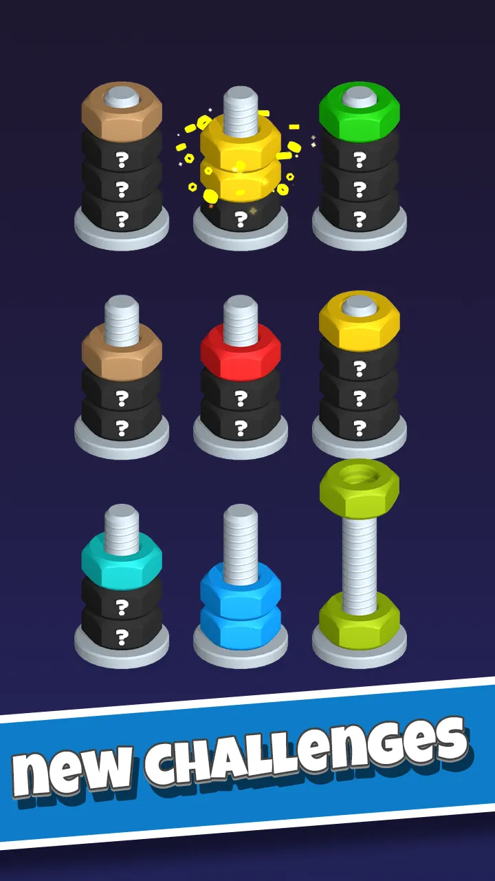 Nut Sort-Color Puzzle Game | Indus Appstore | Screenshot