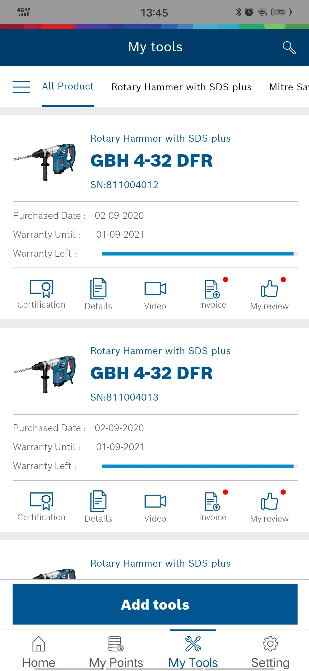 Bosch BeConnected | Indus Appstore | Screenshot