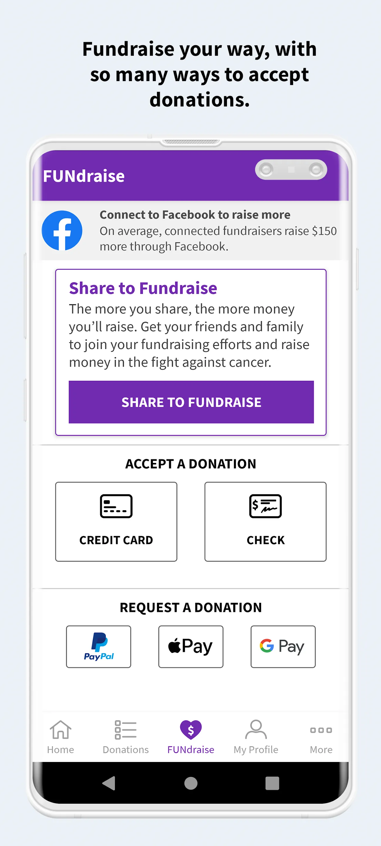 FUNdraising | Indus Appstore | Screenshot