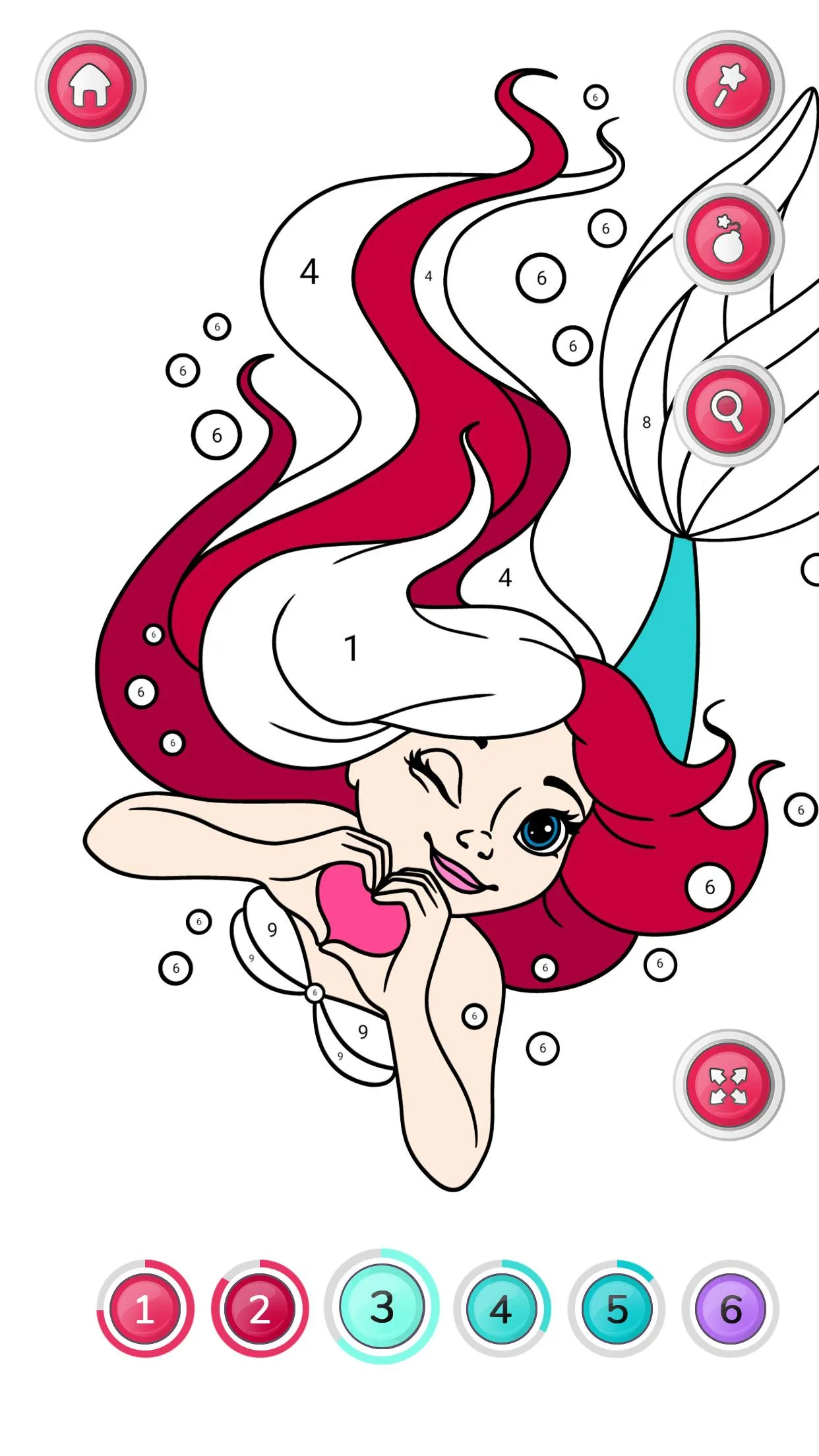 Girls Coloring Book for Girls | Indus Appstore | Screenshot