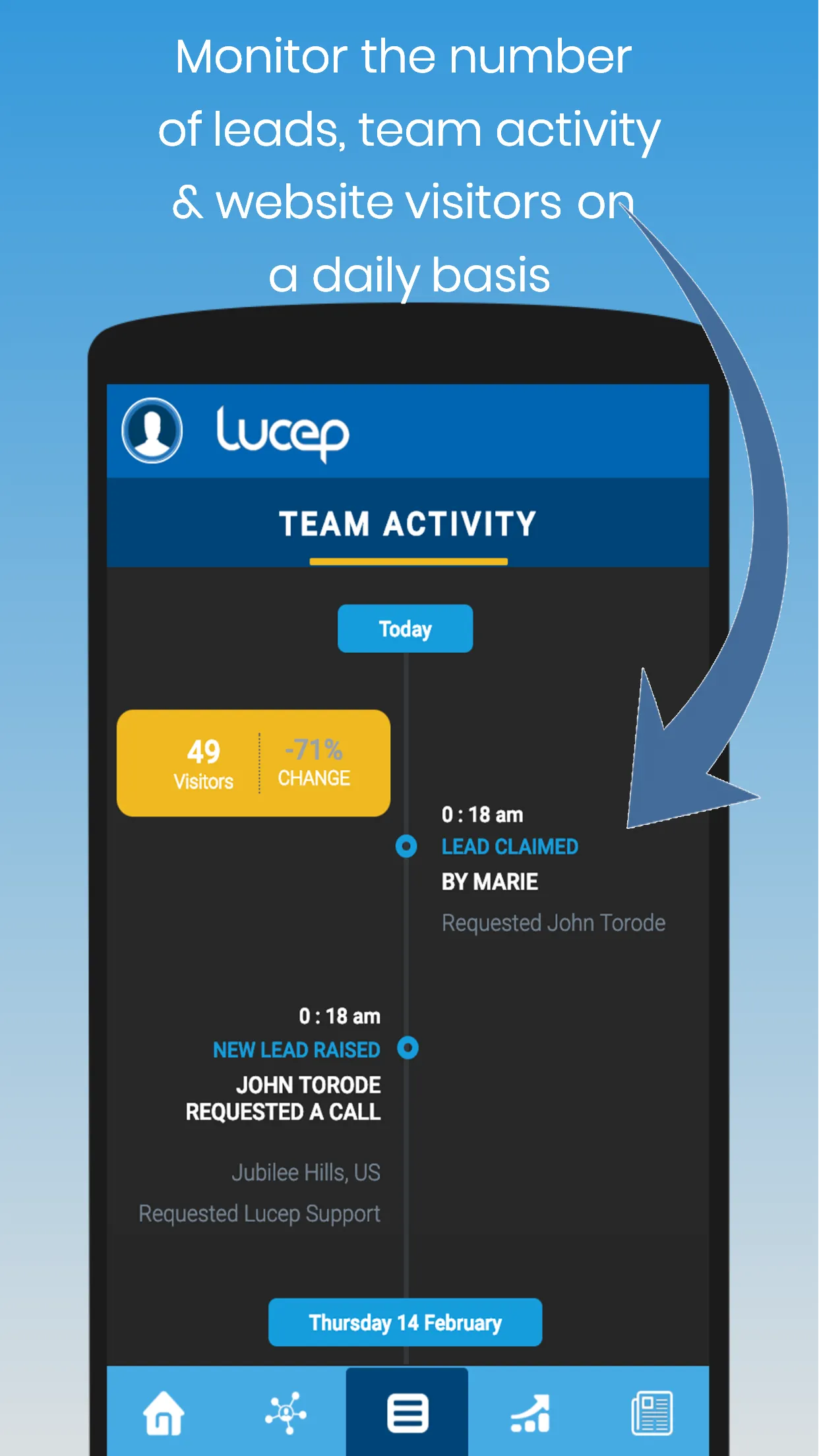 Lucep - Capture & manage leads | Indus Appstore | Screenshot