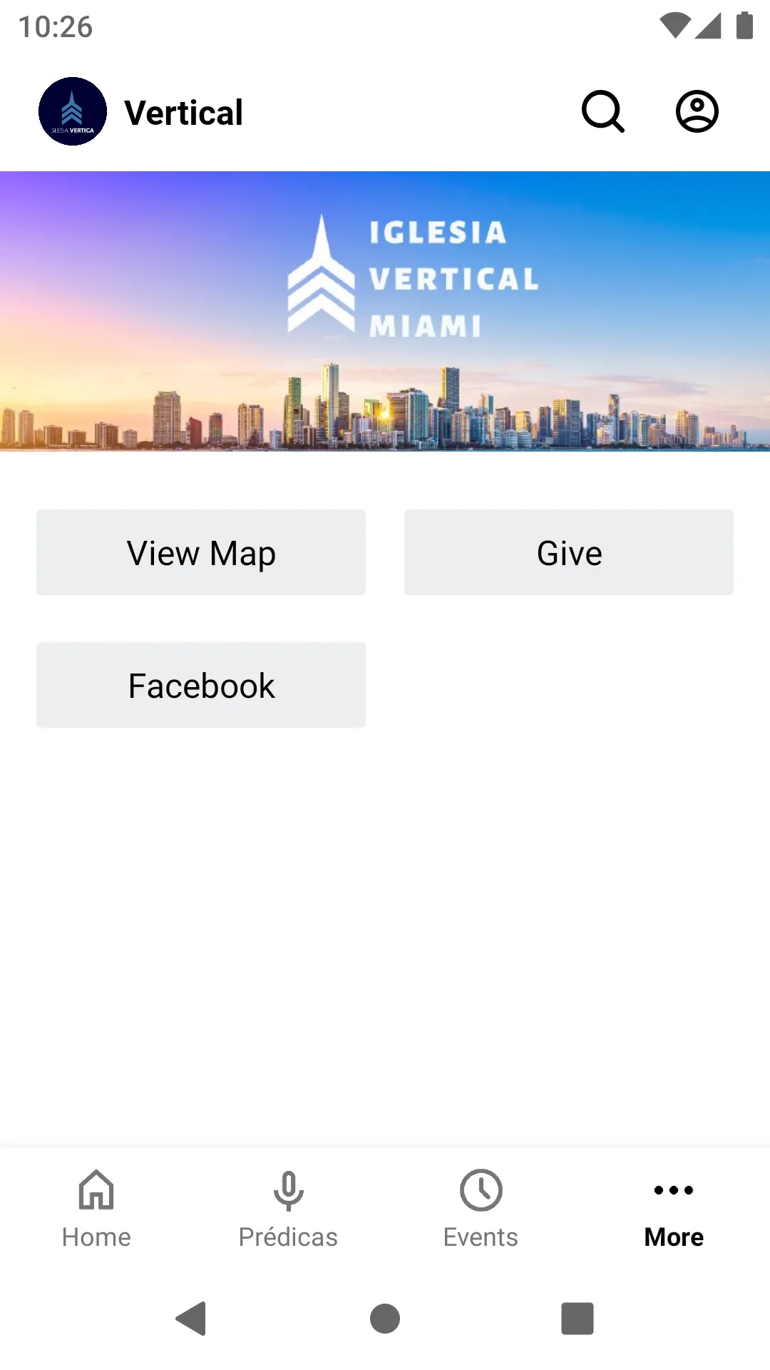 Iglesia Vertical Miami | Indus Appstore | Screenshot