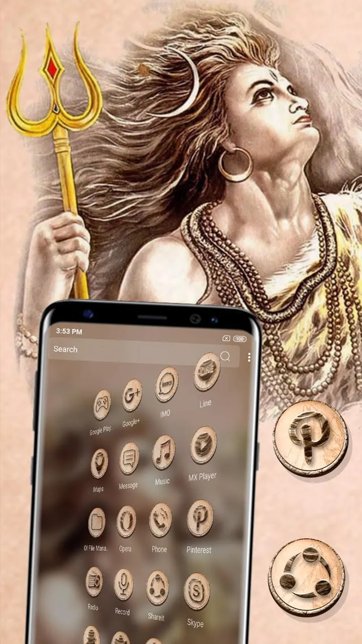 Lord Shiv Ji Launcher Theme | Indus Appstore | Screenshot