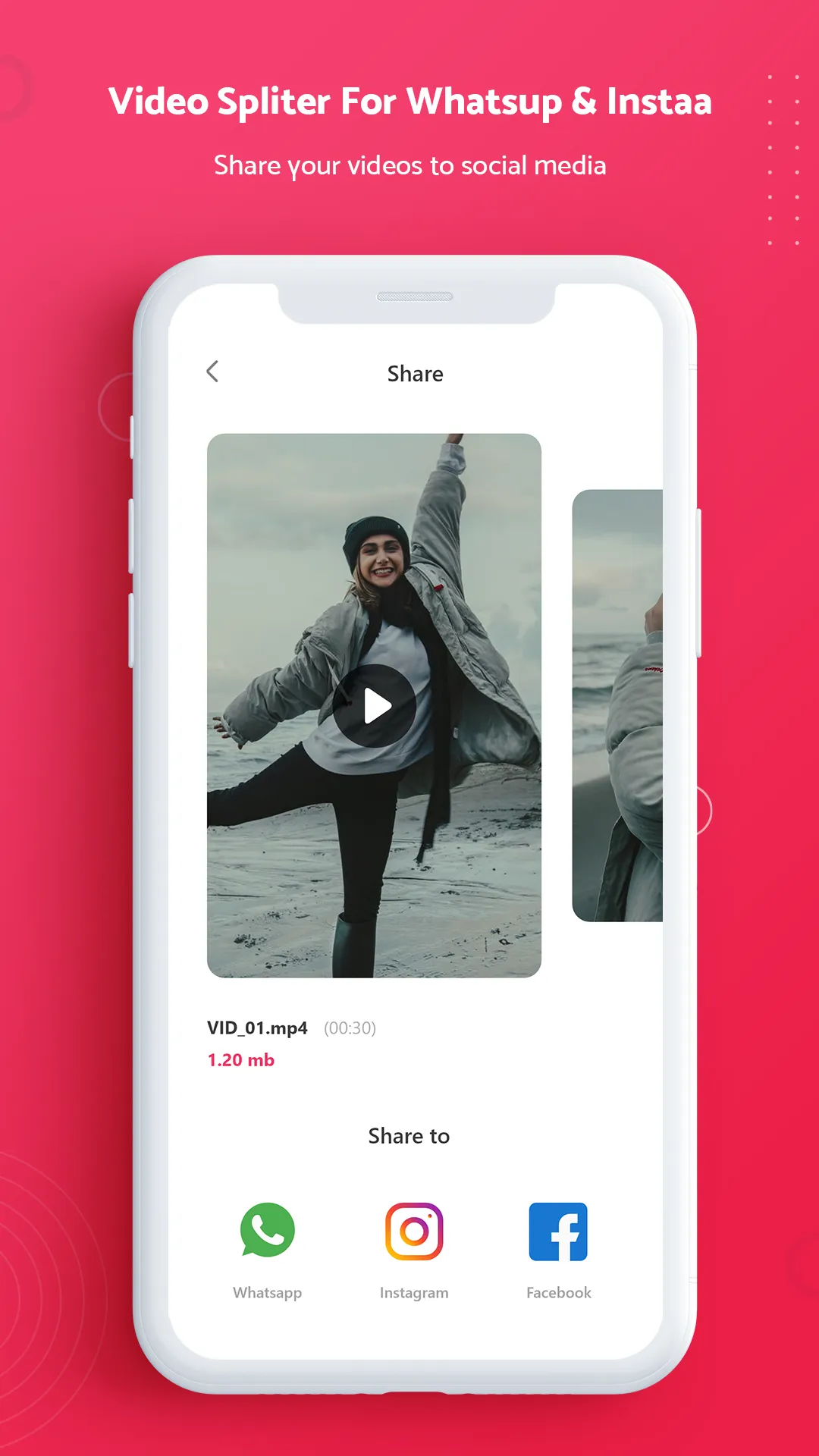 Video Spliter For Whatsup & In | Indus Appstore | Screenshot