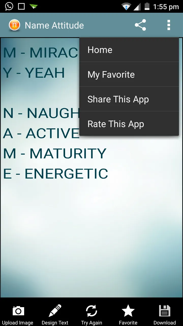 Name Attitude | Indus Appstore | Screenshot