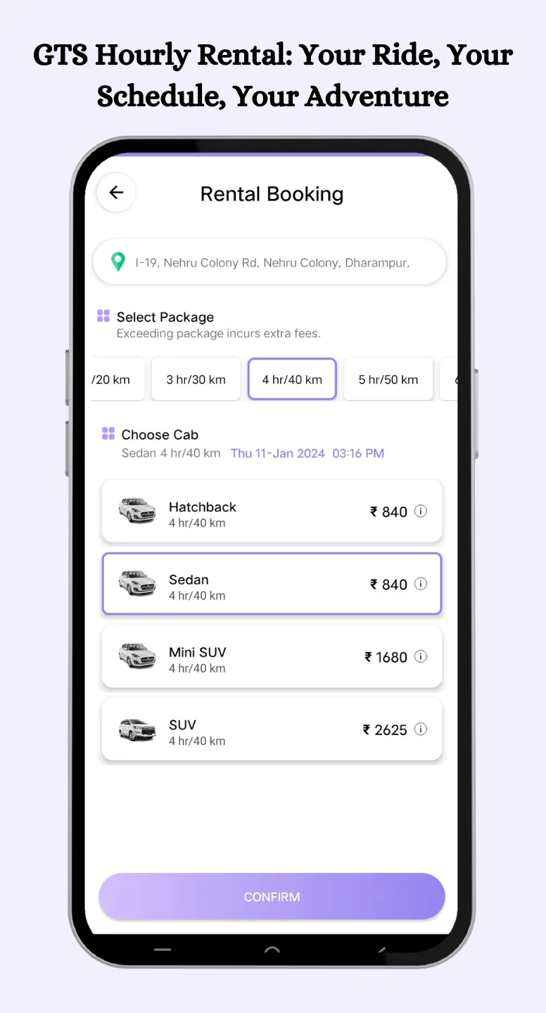 GTS CAR RENTAL | Indus Appstore | Screenshot