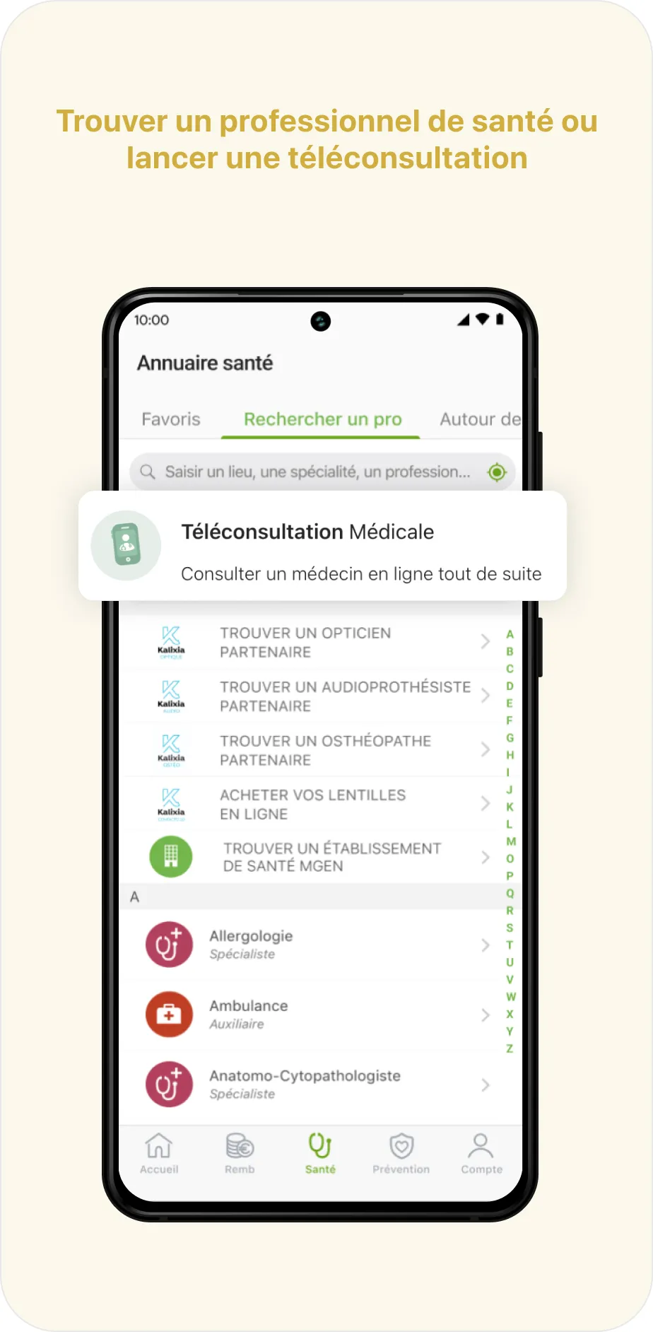 MGEN Mutuelle Espace Personnel | Indus Appstore | Screenshot