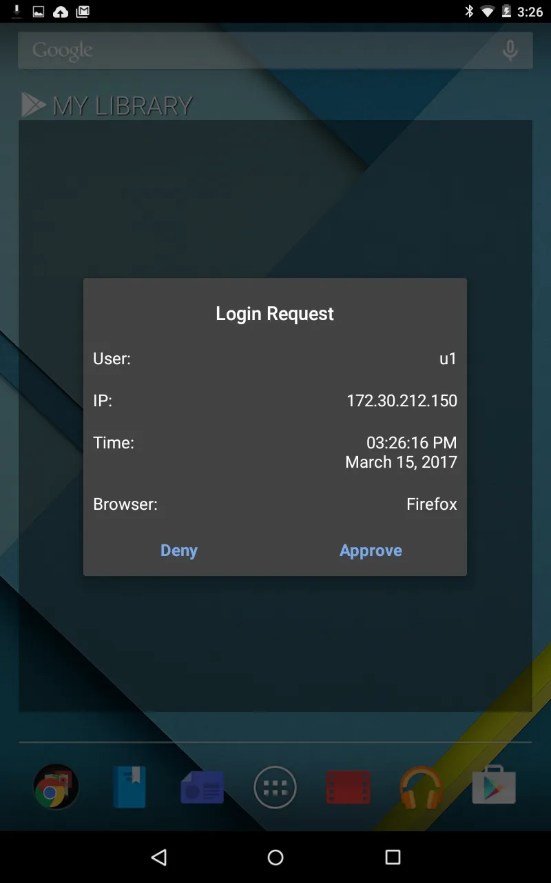 FortiToken Mobile | Indus Appstore | Screenshot