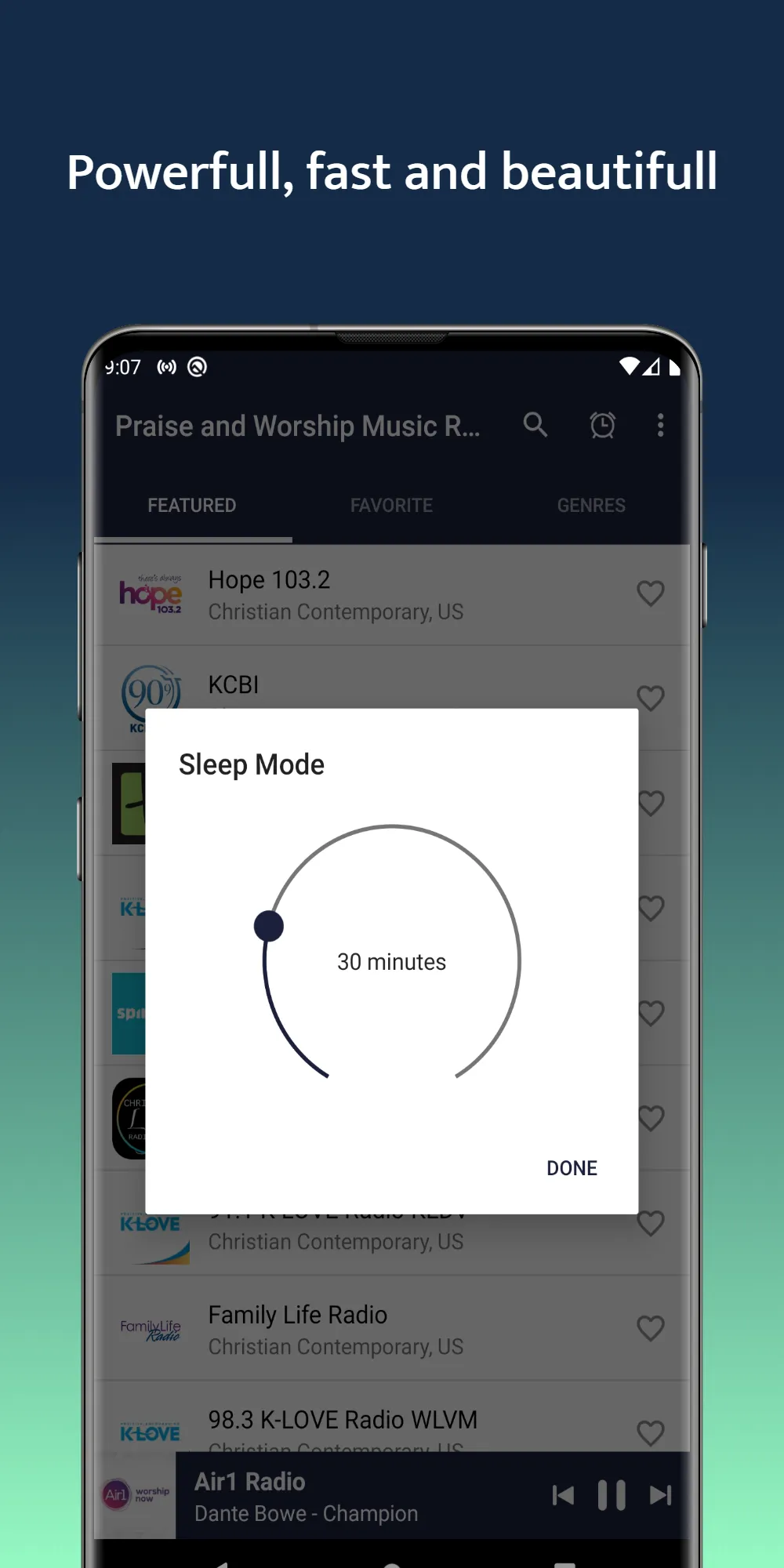 Praise and Worship Music Radio | Indus Appstore | Screenshot