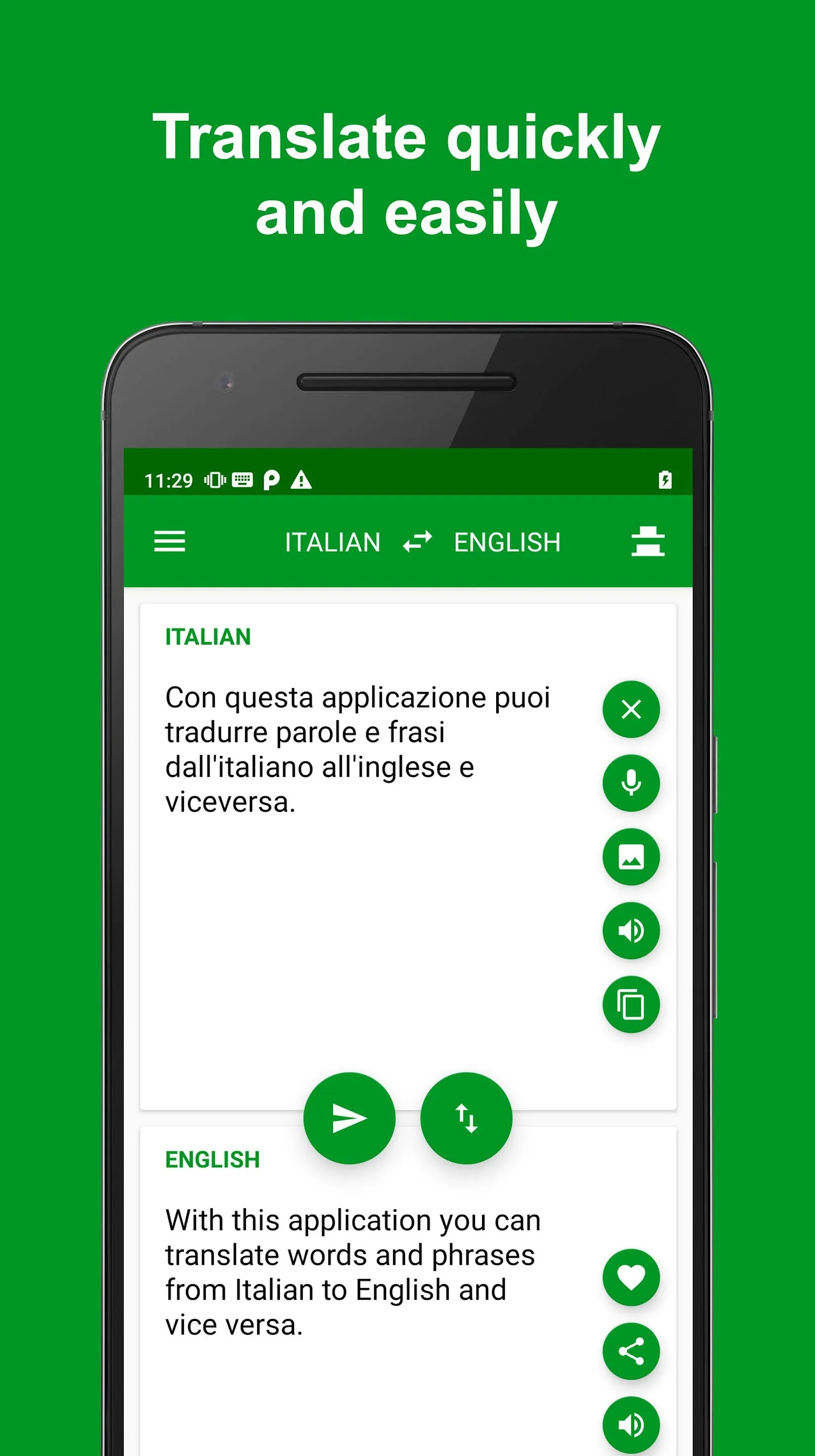 Italian - English Translator | Indus Appstore | Screenshot