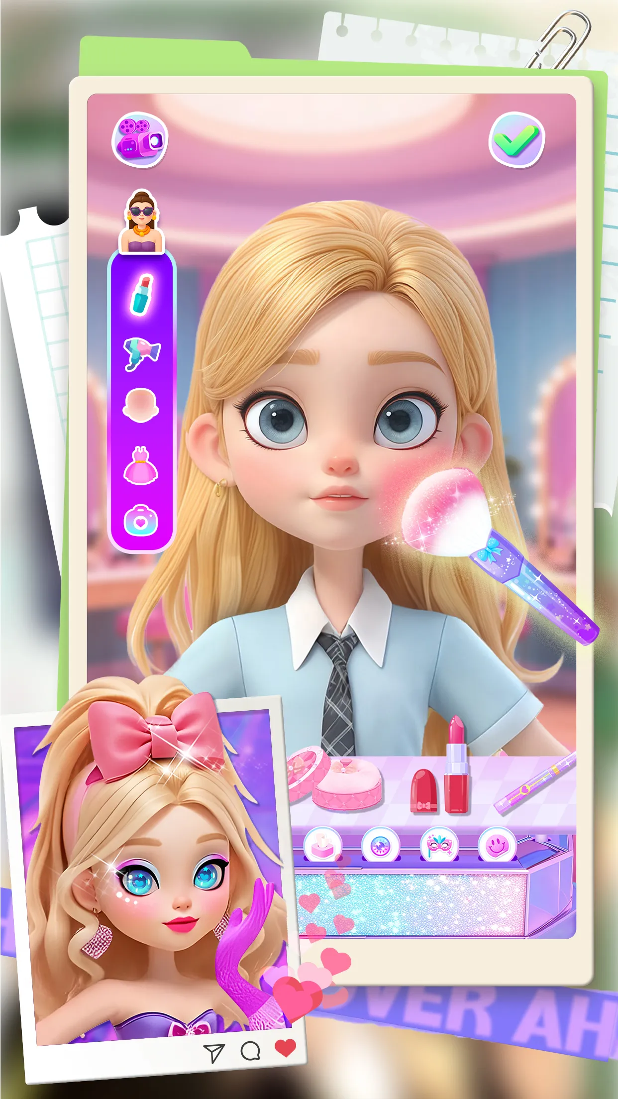 Aha Makeover-Beauty Salon Game | Indus Appstore | Screenshot