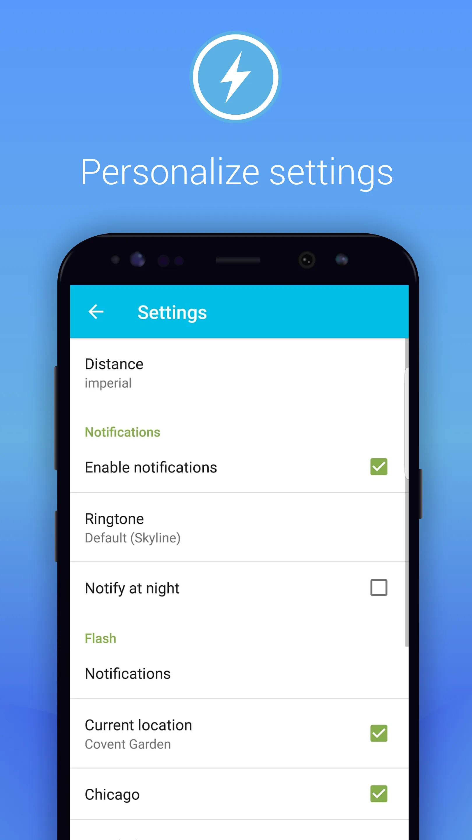 Lightning Alarm Weatherplaza | Indus Appstore | Screenshot