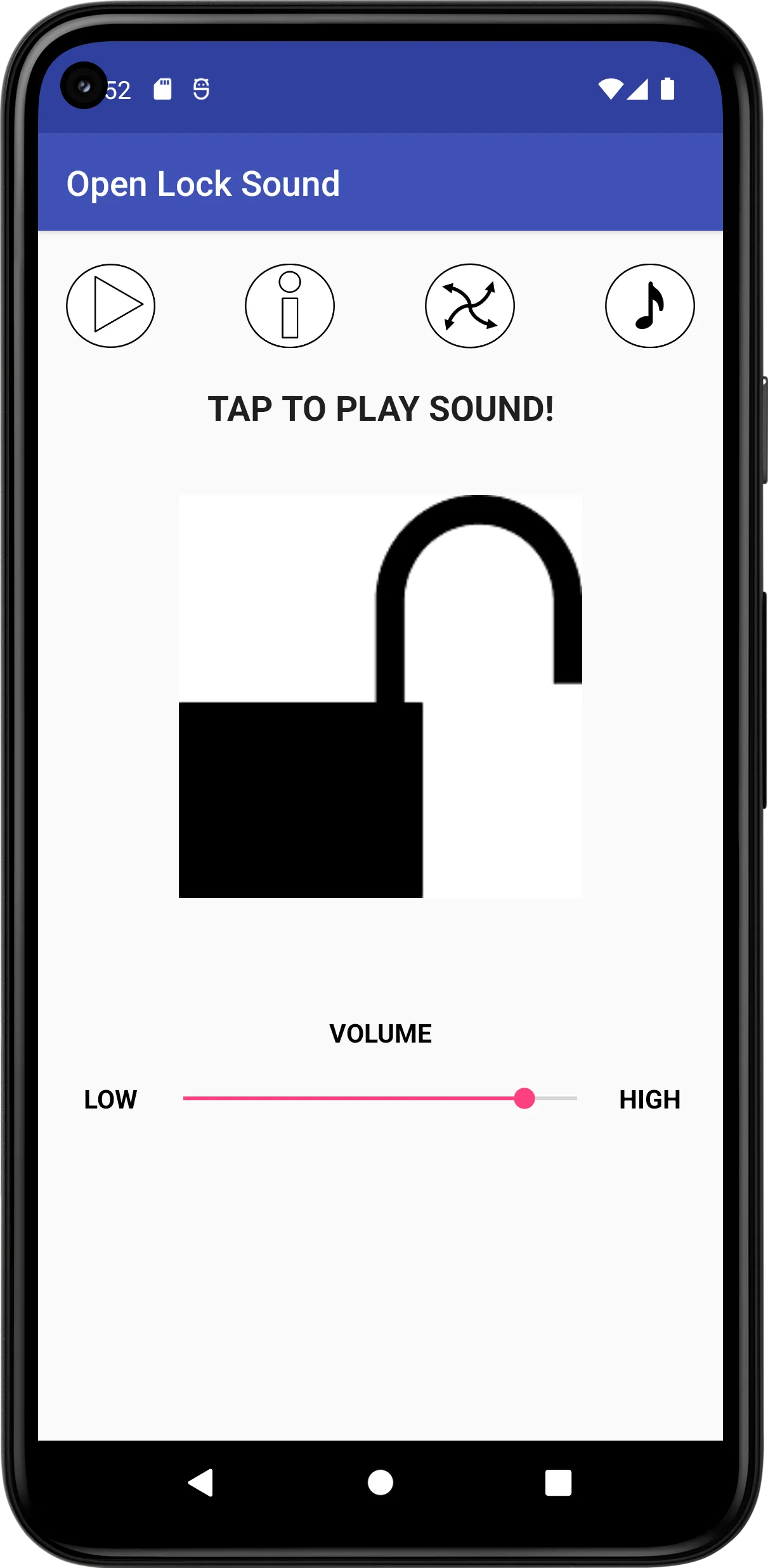 Open Lock Sound | Indus Appstore | Screenshot