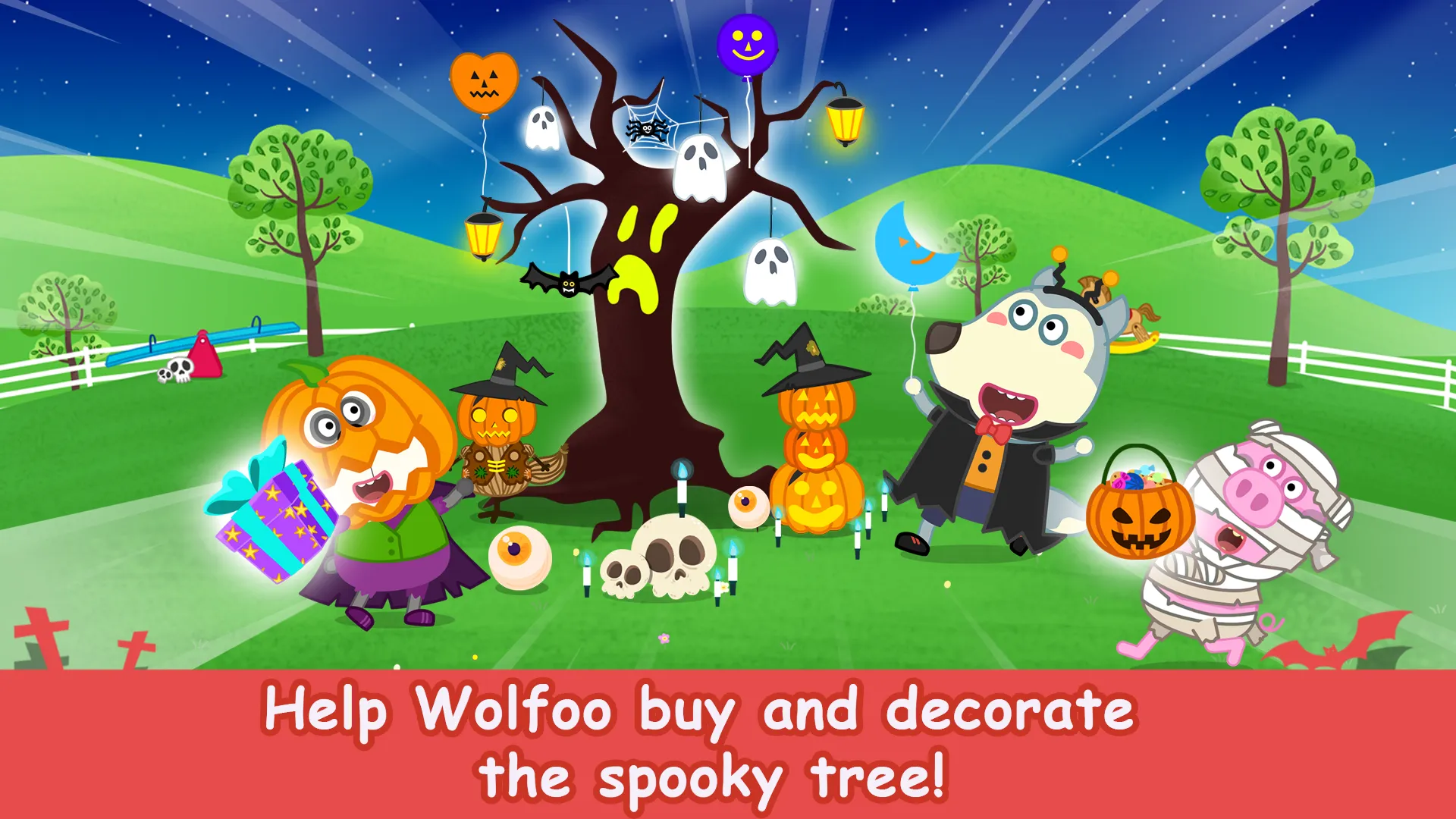 Wolfoo School Halloween Night | Indus Appstore | Screenshot