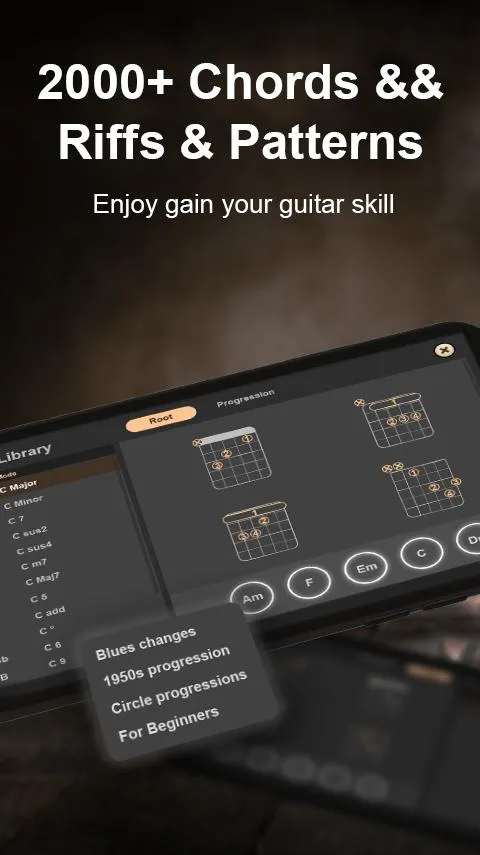 Real Guitar - Tabs and chords! | Indus Appstore | Screenshot