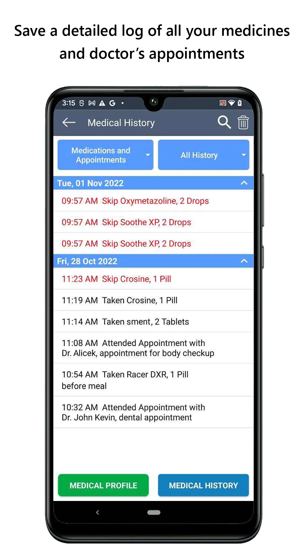 Medical Reminder | Indus Appstore | Screenshot