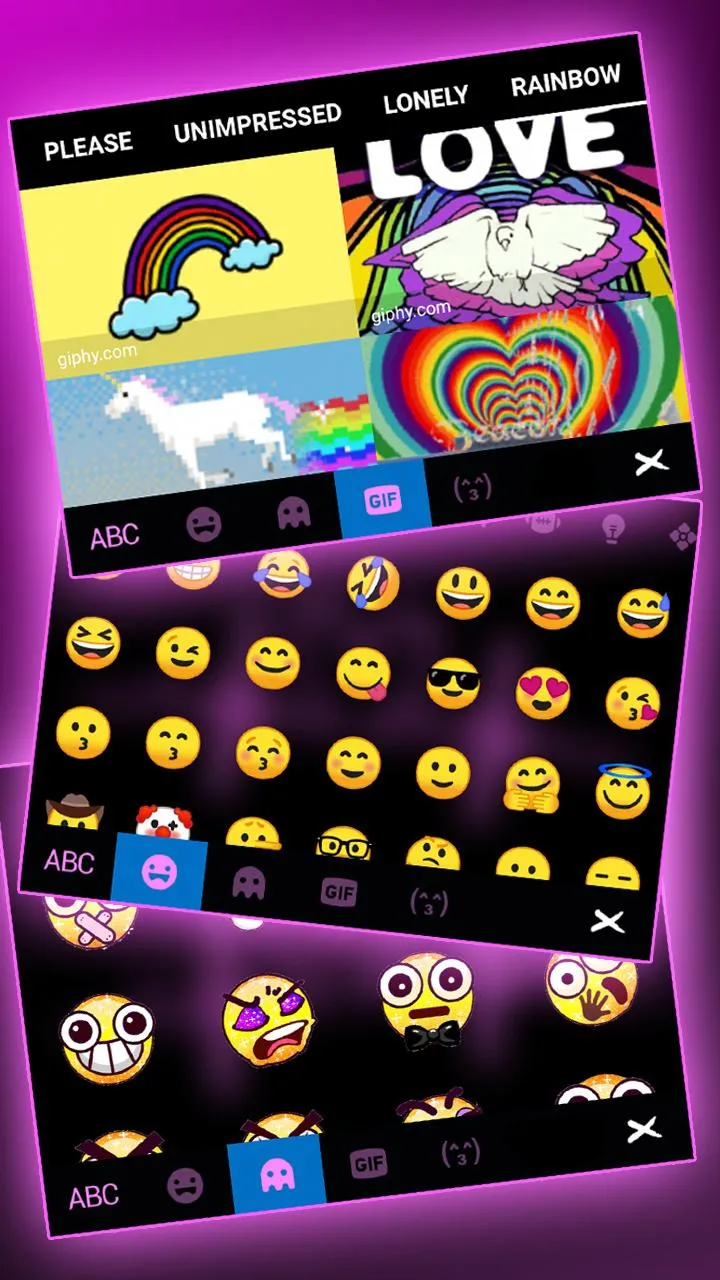 Pink RGB Heart Theme | Indus Appstore | Screenshot