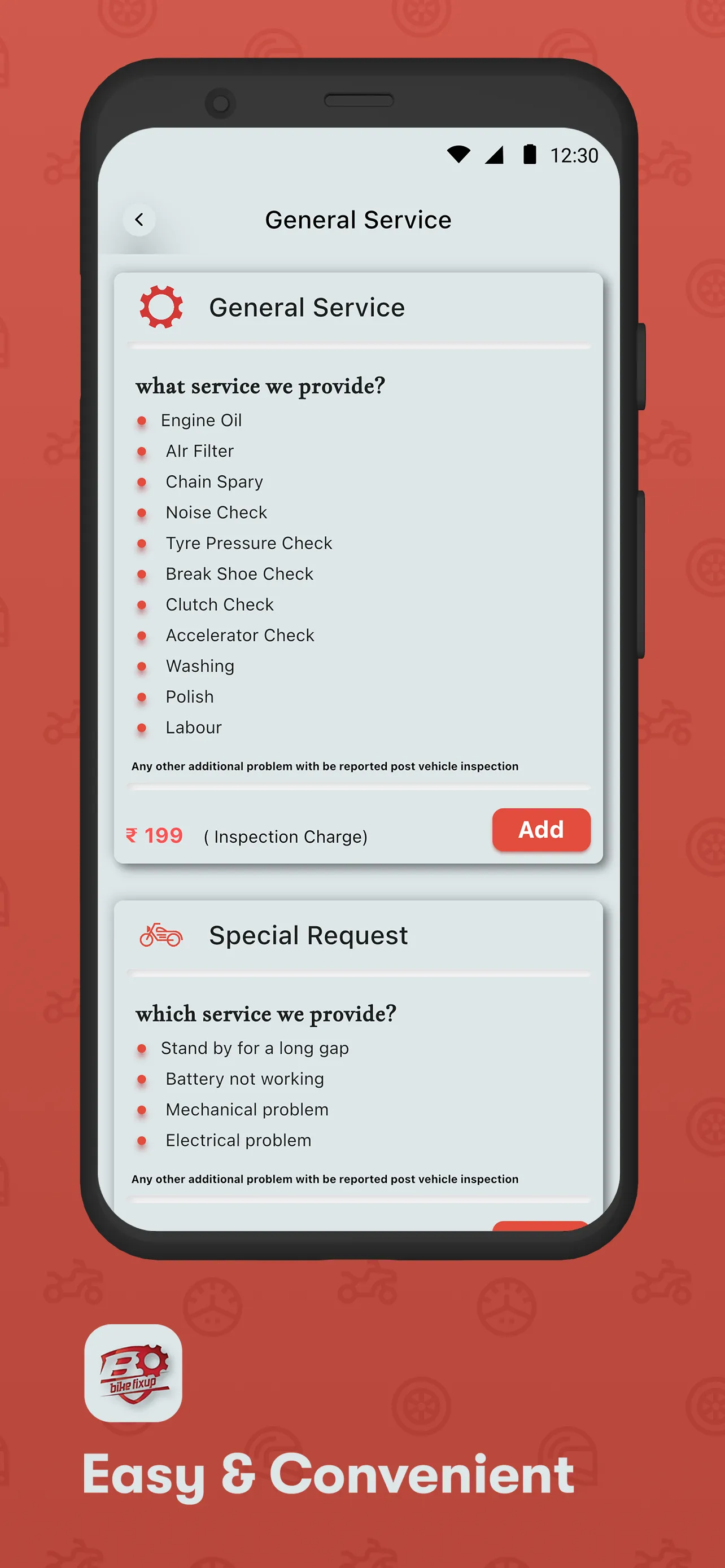 BikeFixup - Bike Service App | Indus Appstore | Screenshot