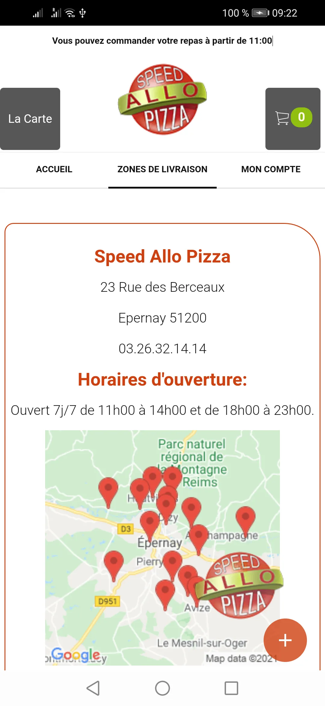 Speed Allo Pizza | Indus Appstore | Screenshot