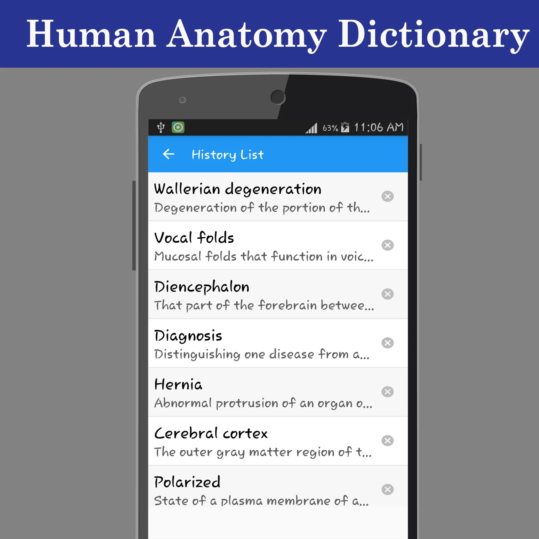 Human Anatomy Dictionary | Indus Appstore | Screenshot