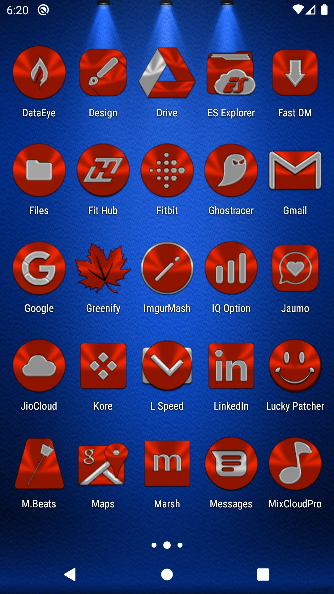 Red Orange Icon Pack | Indus Appstore | Screenshot