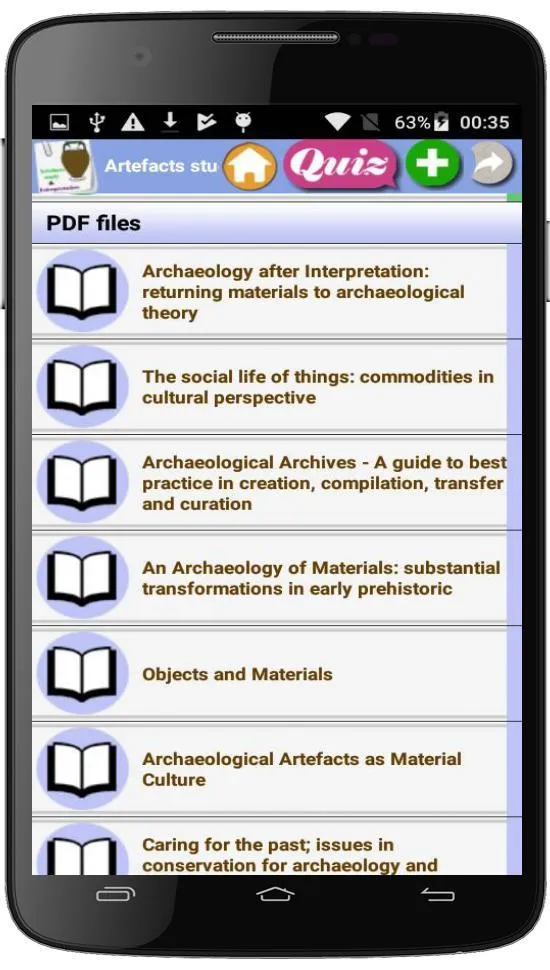 Artefacts study and Interpreta | Indus Appstore | Screenshot