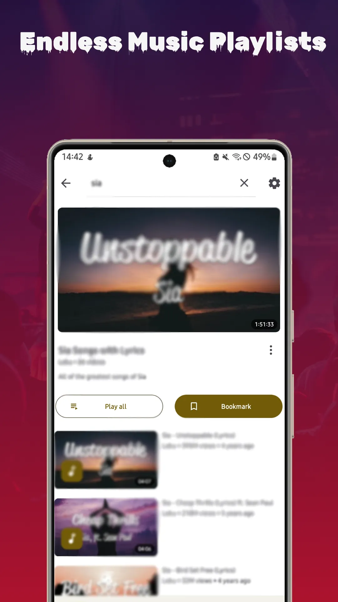 Spotune: Video | Music | Indus Appstore | Screenshot
