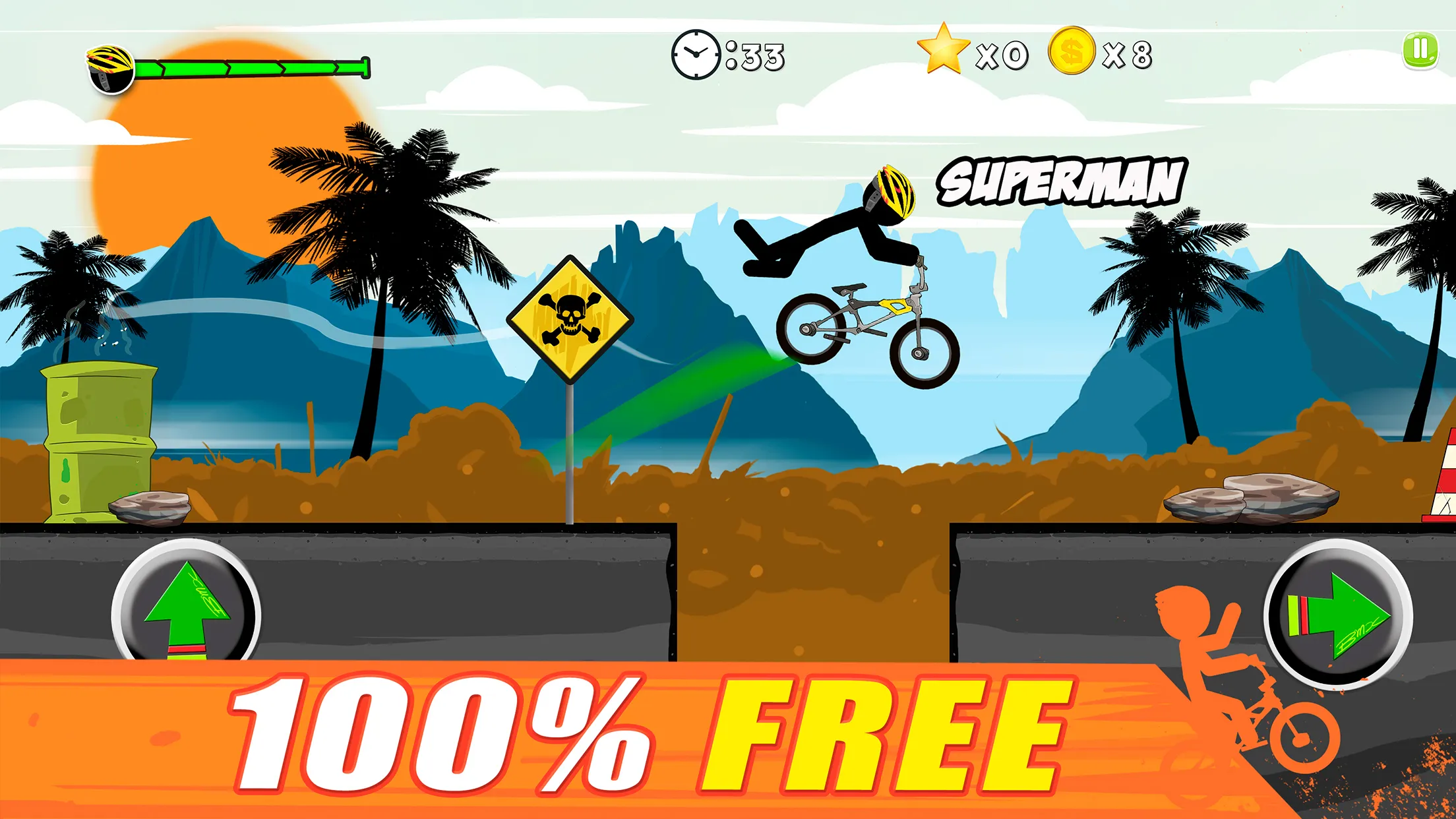 Stickman Bike : Pro Ride | Indus Appstore | Screenshot